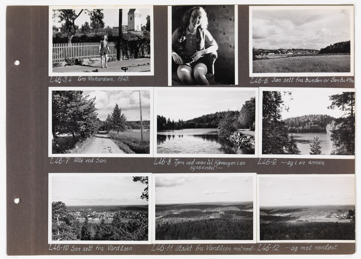 Adolf Bechs fotoalbum fra 1939-1940. Bech var kontorsjef ved transportkontoret i generaldirektoratet for Norges Statsbaner. 

Enkeltbilder fra albumet er publisert på reg.nr. UHB-105-0002 - UHB-105-0141.