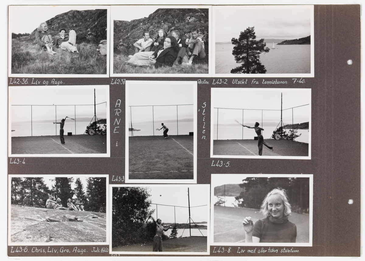 Adolf Bechs fotoalbum fra 1939-1940. Bech var kontorsjef ved transportkontoret i generaldirektoratet for Norges Statsbaner. 

Enkeltbilder fra albumet er publisert på reg.nr. UHB-105-0002 - UHB-105-0141.