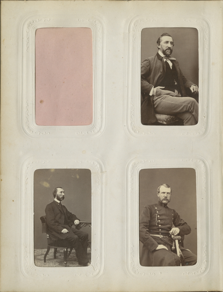 Porträtt av Carl (Curt) Bogislaus Octavius von Schwerin, officer vid Västmanlands regemente I 18.