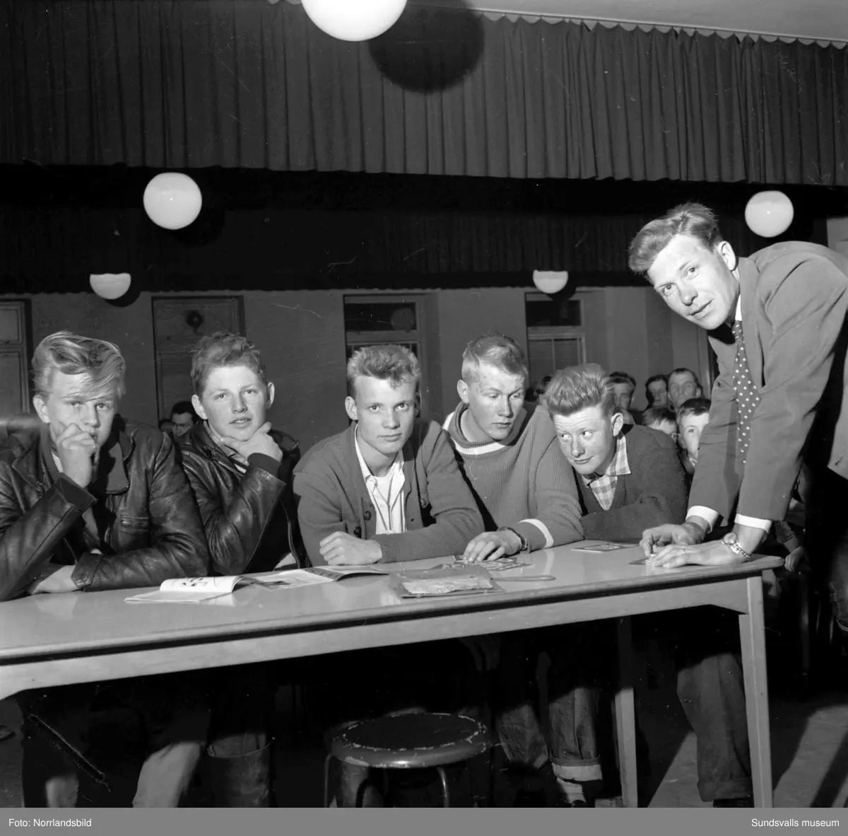 Diverse kursverksamhet på 1950-talet.