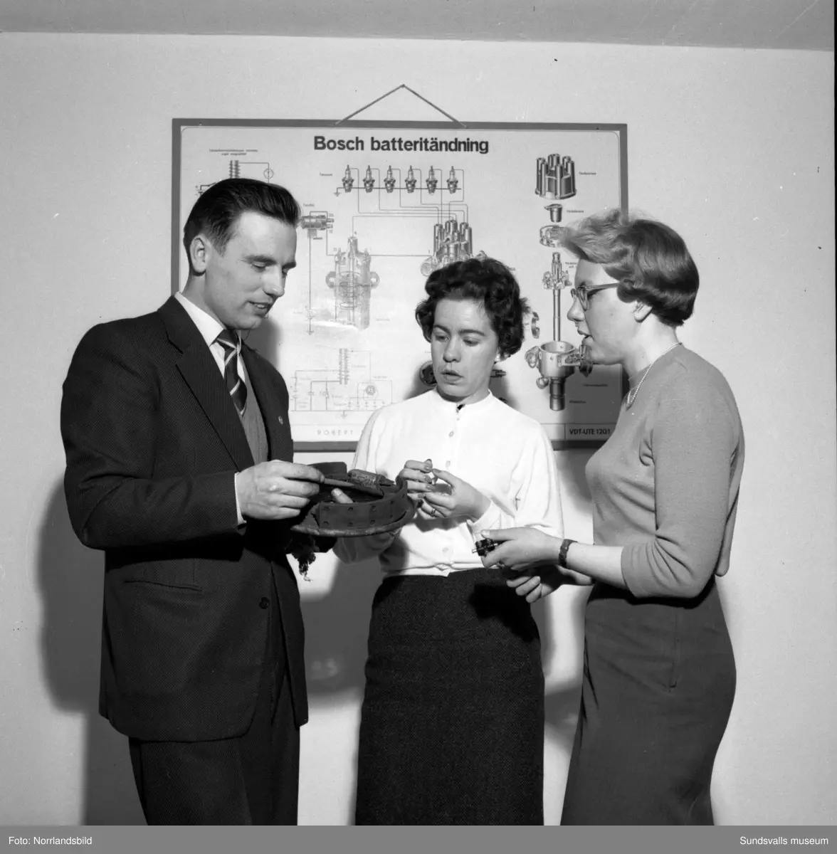 Diverse kursverksamhet på 1950-talet.