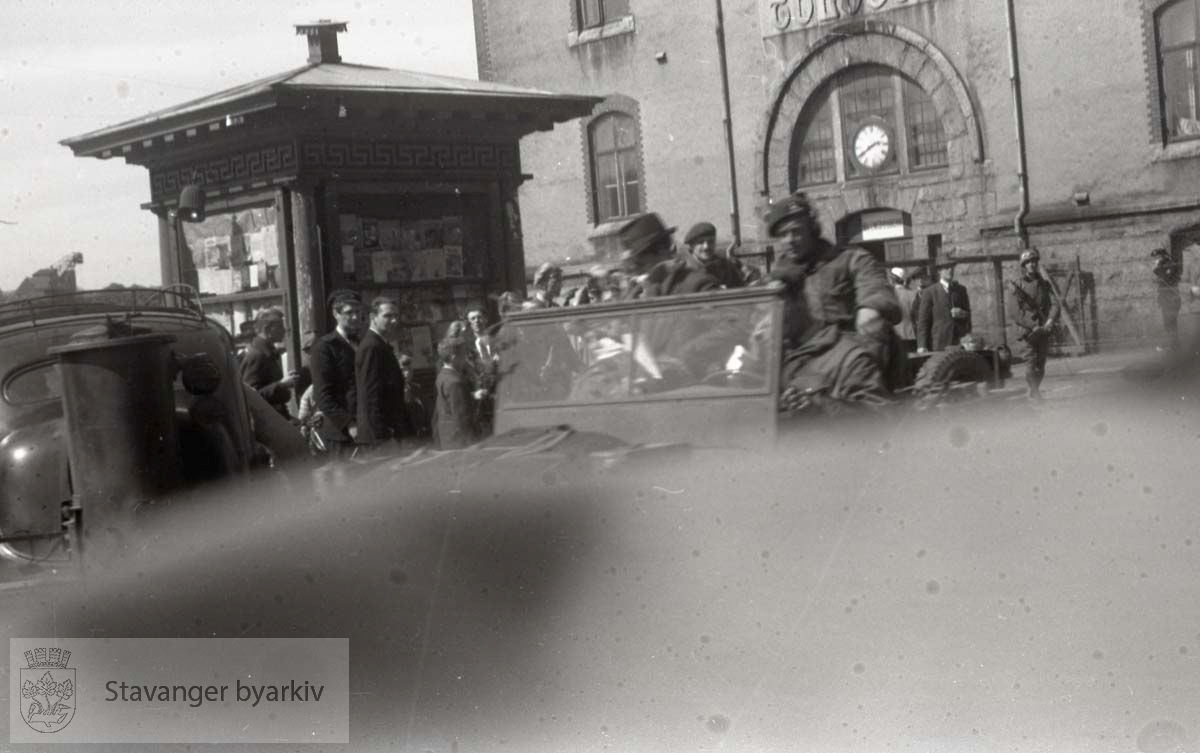 Tatt kort tid etter frigjøringen fra okkupasjonen , .2. verdenskrig..Fredsdagene 1945..