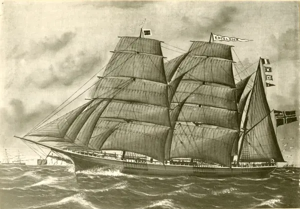 Bark 'Excelsior' (b.1869, Hølens værft (H. Chr. Jansen), Høl