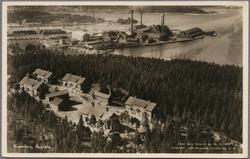 Flygfoto över Kramfors 1937.