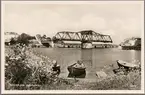 Järnvägsbron i Kvicksund.