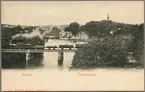 Järnvägsbron över Motala Ström på linjen mellan Motala och Fågelsta.