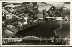 Järnvägsbron över sjön Kratten i Västanfors.