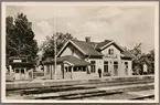 Järnvägsstationen i Hässelby Villastad.