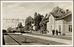 Järnvägsstationen Vedum.