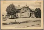 Järnvägsstationen Bergkvara.