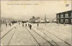 Järpen station under vintertid.