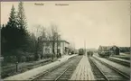 Järnvägsstationen i Horndal.