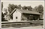 Järnvägsstationen Sandhem.