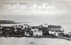 Tryckt text på vykortet: Kalmar. Utsikt mot Ängö.