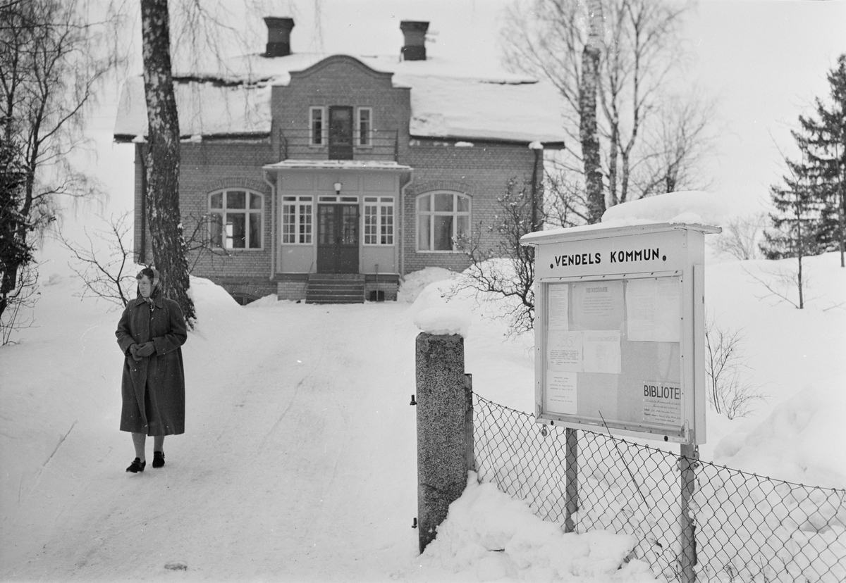 Vendels storkommun, Vendels socken, Uppland 1954