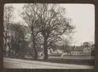 Vy från Västra Strandgatan, vid Magdeburg, över Fyrisån mot kvarteret Lindormen