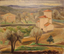 Sydfransk landskap [Maleri]