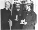 Segrande lag i MIDÖ skolskjutning gevär 1970.
Fr.v. furir Tommie Jannerstad, arméingenjör Sven Hermansson och sergeant Olle Wahlström