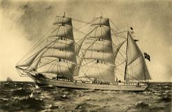 Bark 'Ellida' (b.1848, Paaske, Horten, Norge)