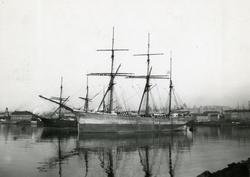 Bark 'Excelsior' (b.1890, Hølens værft (G. Bruun), Hølen, La