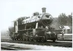 Statens Järnvägar, SJ Gb2 lok på station i Vännäs.