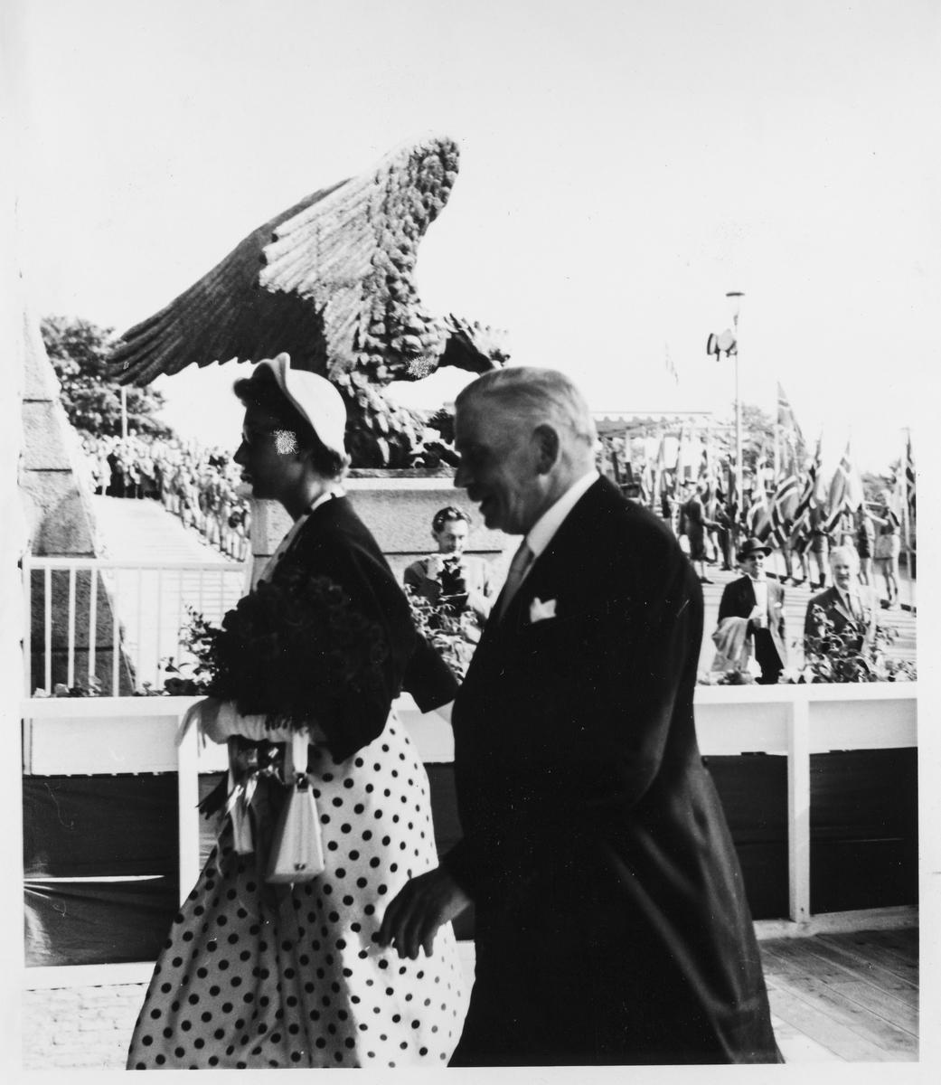 Kong Olav V.s signingsferd 27. juni 1958.