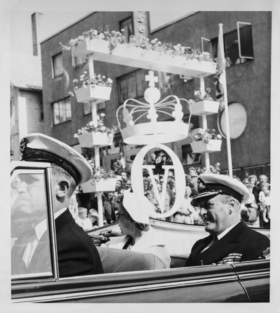 Kong Olav V.s signingsferd 27. juni 1958.