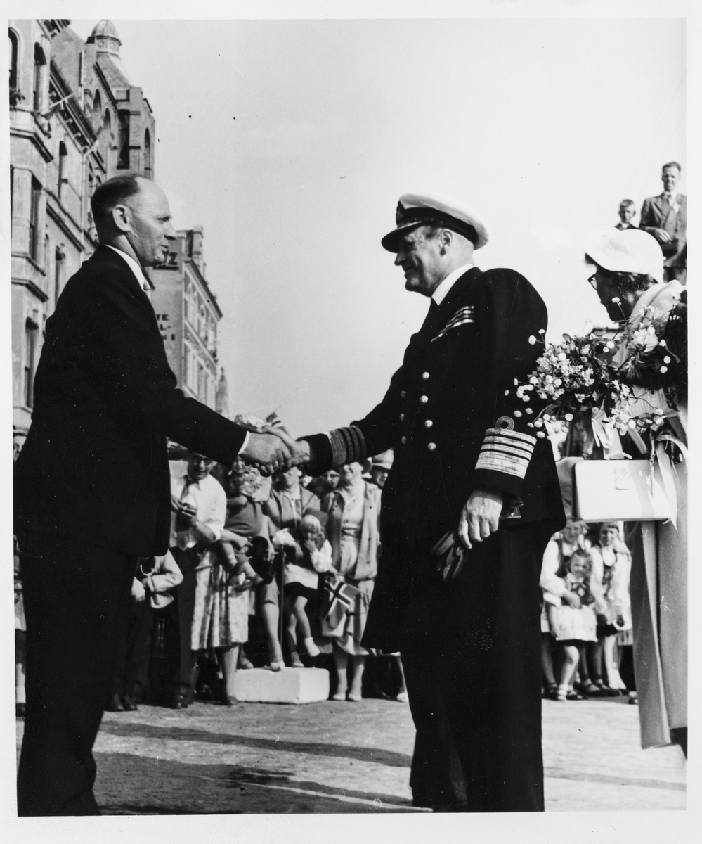 Kong Olav V.s signingsferd 27. juni 1958.