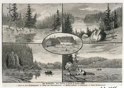 Fra Nordmarken. Efter Tegning af Harald B. Hansen/... (se på