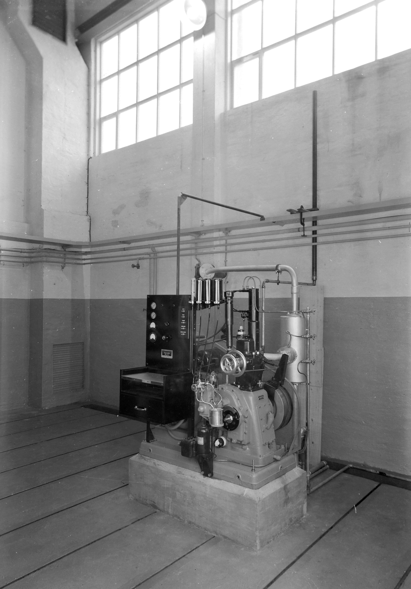 Laboratorium for forbrenningsmotorer, interiør