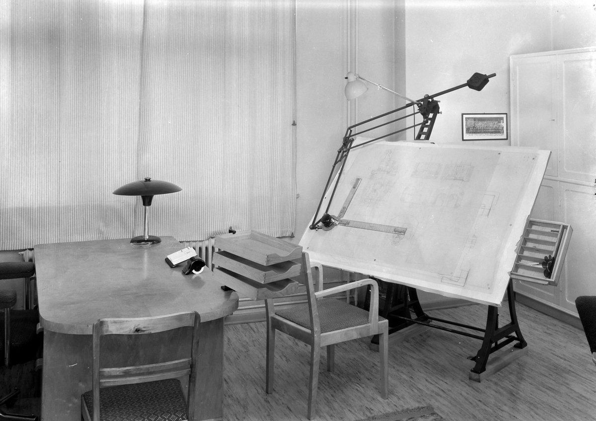 Laboratorium for forbrenningsmotorer, interiør