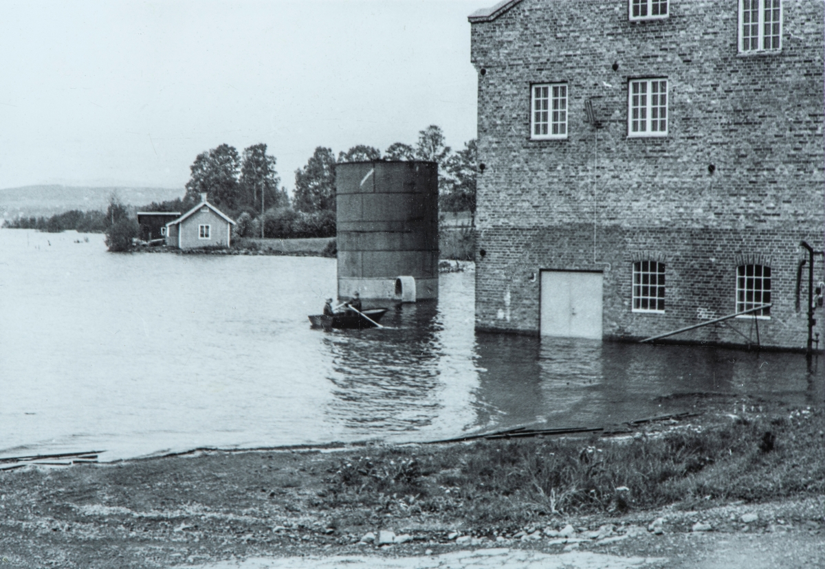 Atlungstad, flom, Mjøsa, 1967.