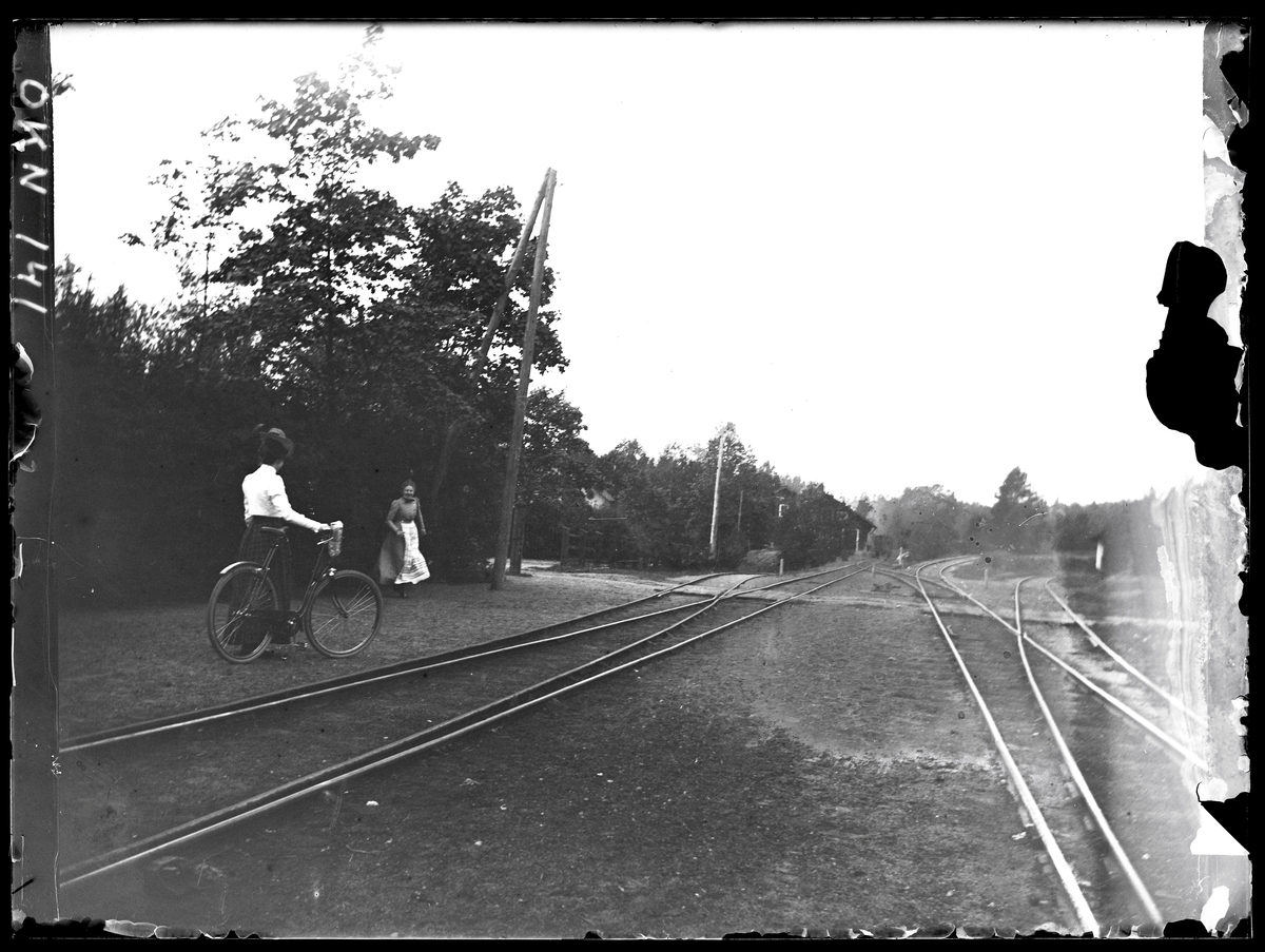 Köping-Uttersberg-Riddarhyttans järnväg, Riddarhyttans bangård.