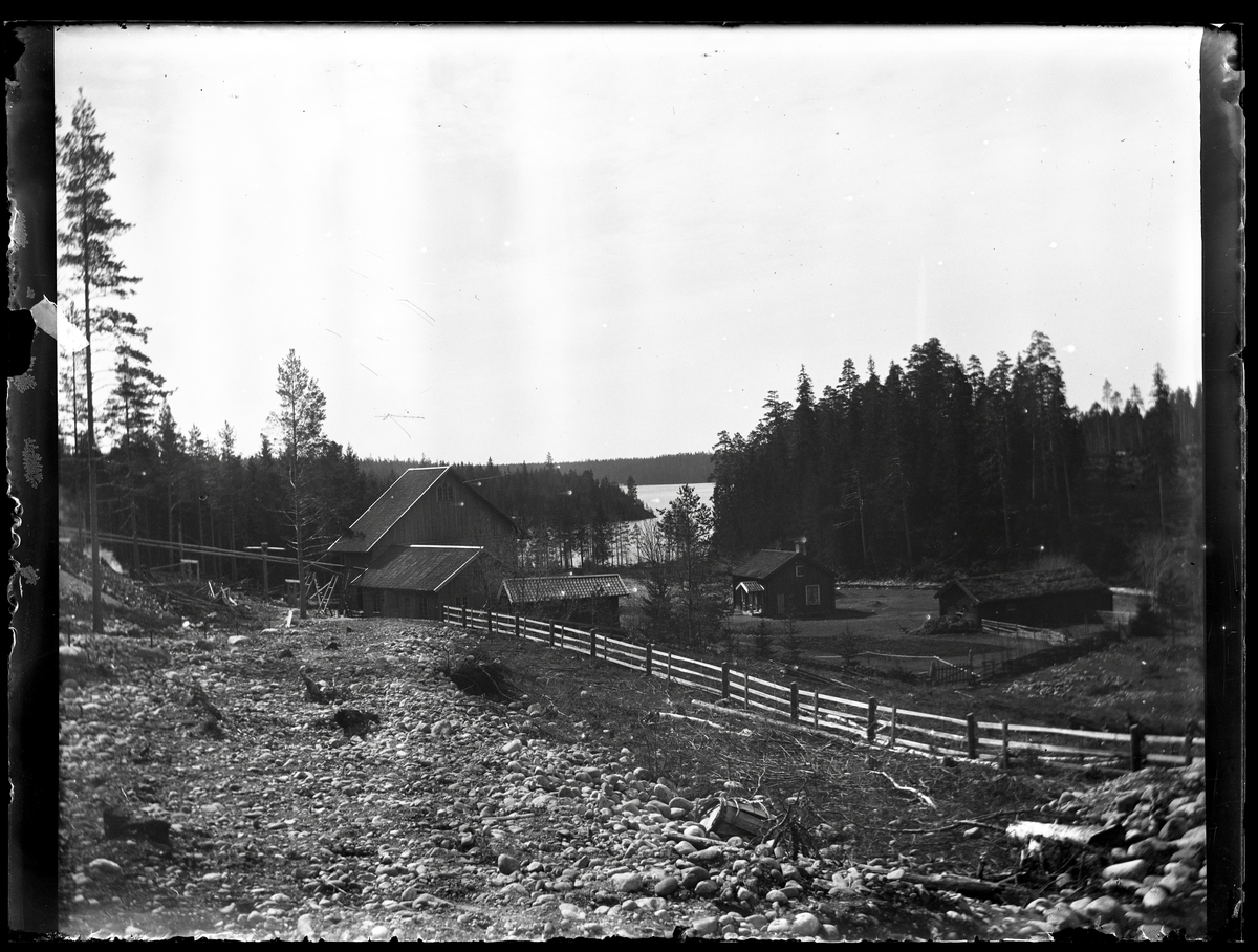 Byggnader vid gruvområde, Källfallet. Riddarhyttan.