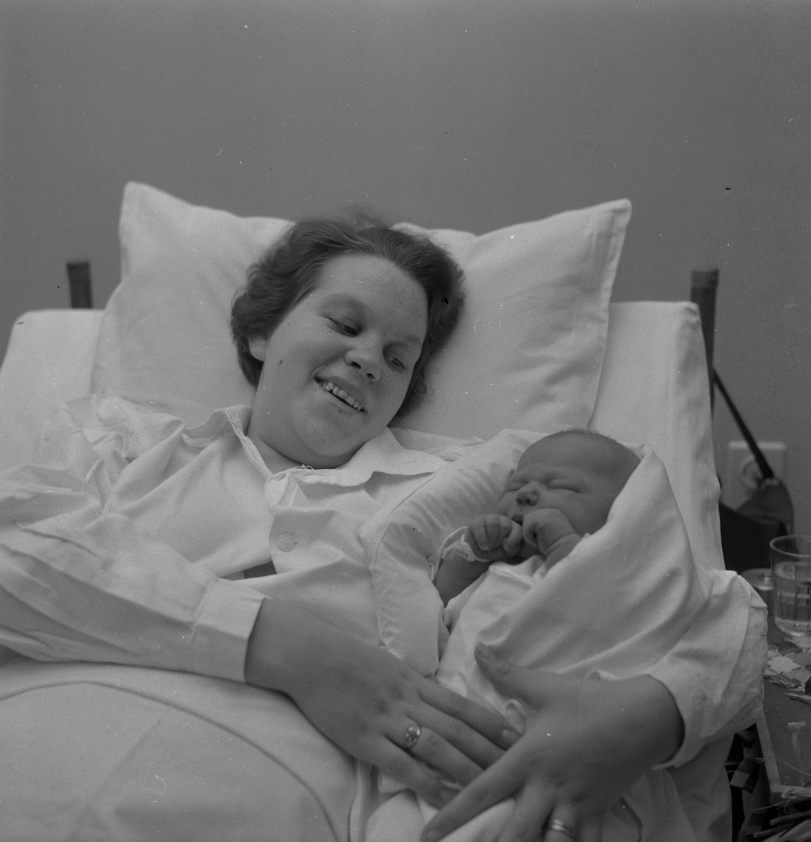 "På tröskeln", porträtt. 
31 december 1958.