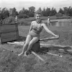 Diverse bilder, 1958.
Trivselkvällar, badflickor, m.m.