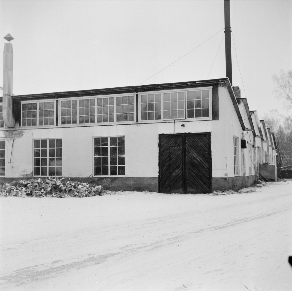 Skyddad verkstad, Tobo, Tegelsmora socken, Uppland, januari 1972