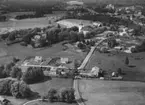 Flygfoto över Forsheda i Värnamo kommun, Jönköpings län. Nr 225/1956