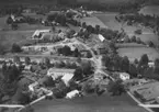 Flygfoto över Kärda i Värnamo kommun, Jönköpings län. Nr 230/1956