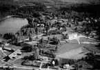 Flygfoto över Bottnaryd i Jönköpings län. Nr 246/1956