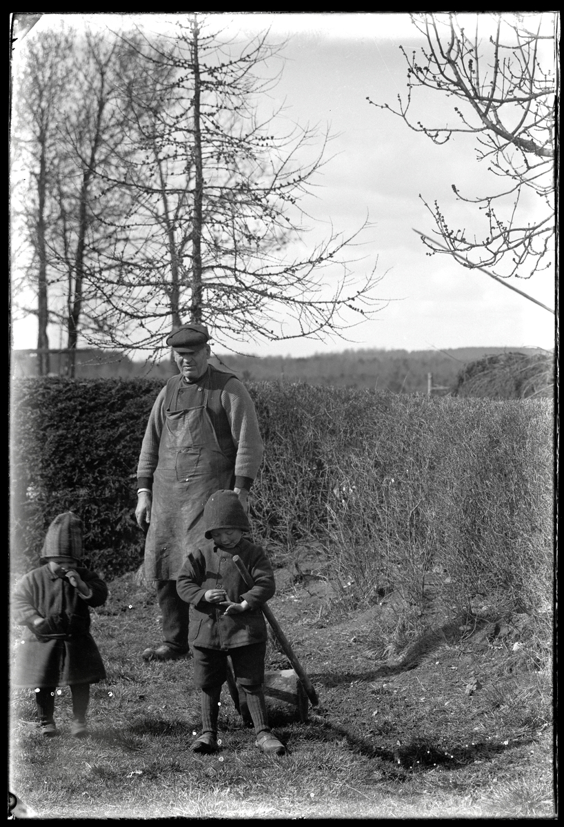 Enar, Gunnar och Gösta Andersson i Kroken