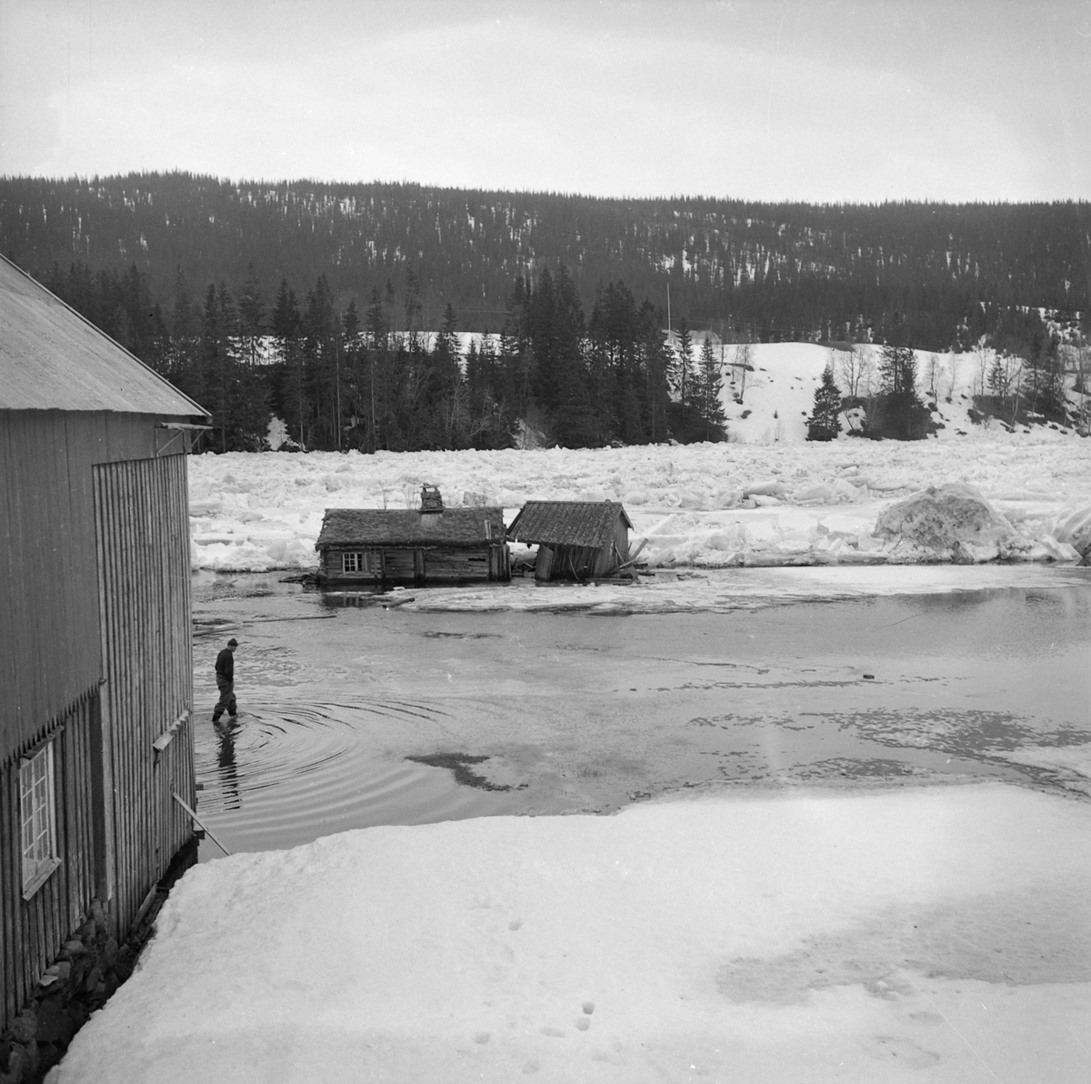 Flom og isgang ved Rolset i Selbu (kopi)
