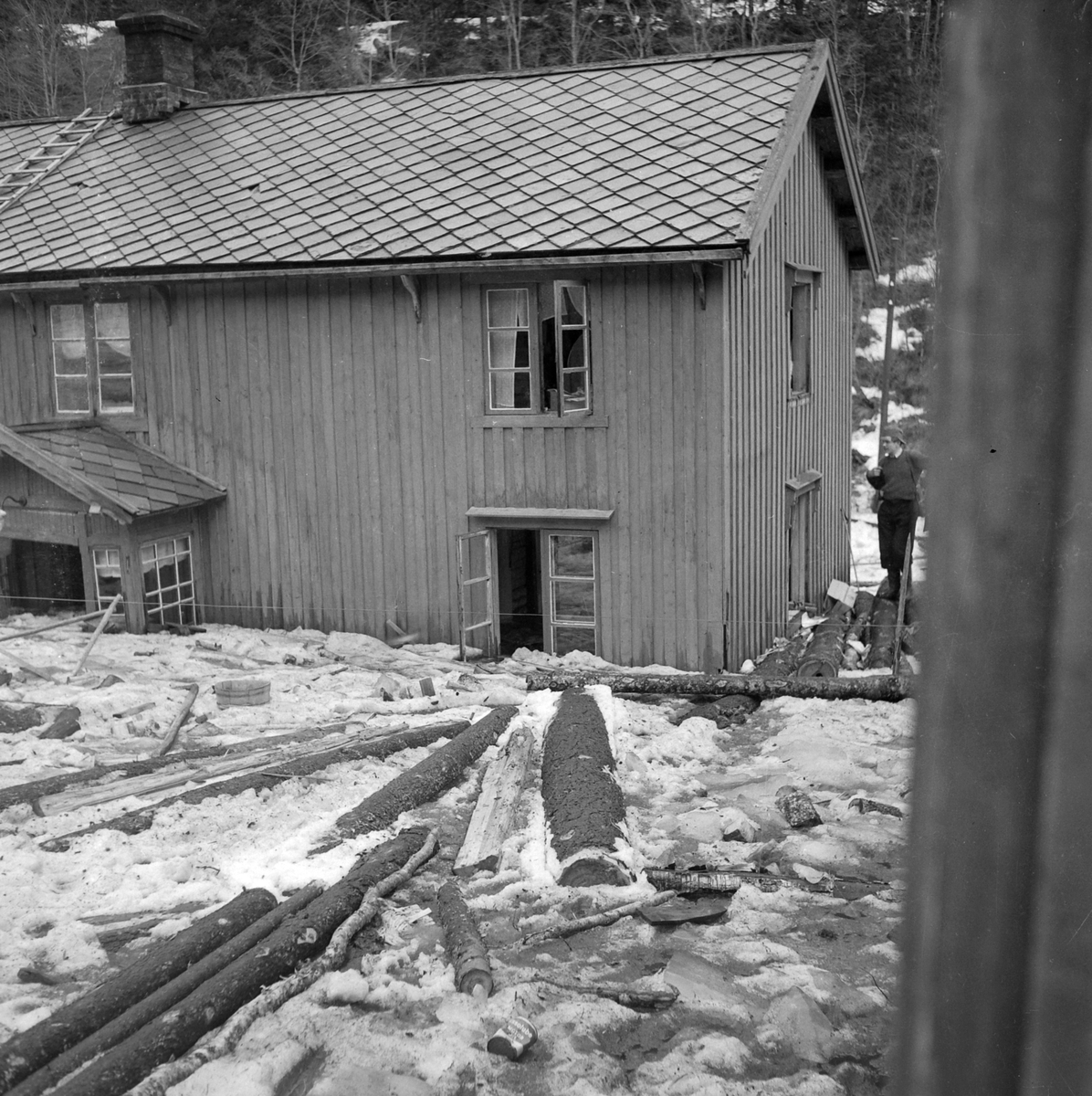 Flom og isgang ved Rolset i Selbu (kopi)