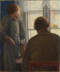 Et måltid [Olje på lerret]