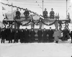 Ny vogn levert til Kristiania Sporveisselskab.