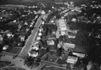 Flygfoto över en ort Jönköpings län. Nr 1638/1958