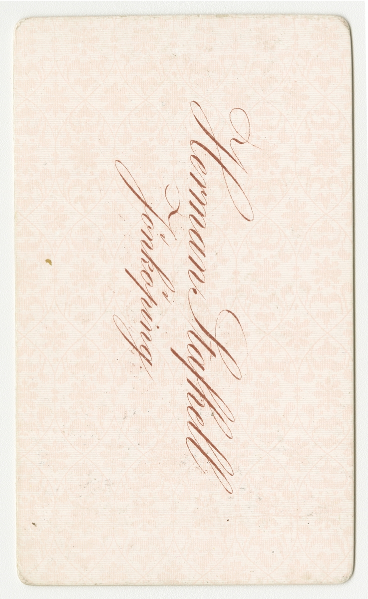 Porträtt av Aaby Arvid Wilhelm Ericsson, underlöjtnant vid Smålands grenadjärbataljon.