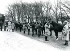 Kungs-Barkarö sn, Kungsgården.
Remontuppvisning på Kungsudden. 1949.