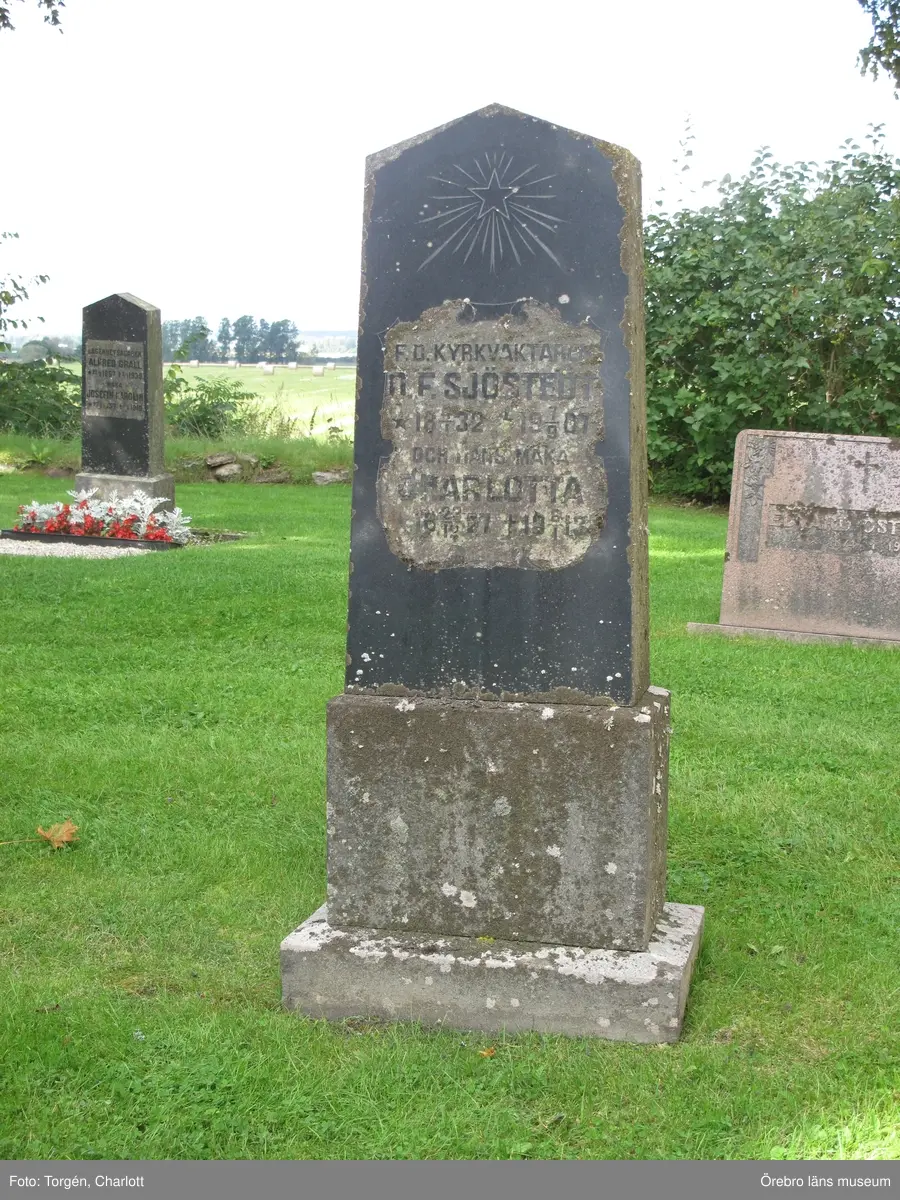 Gräve kyrkogård Inventering av kulturhistoriskt värdefulla gravvårdar 2012-2013, Grupp 8.