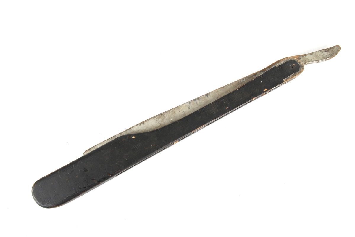 Tremodell av en barberkniv